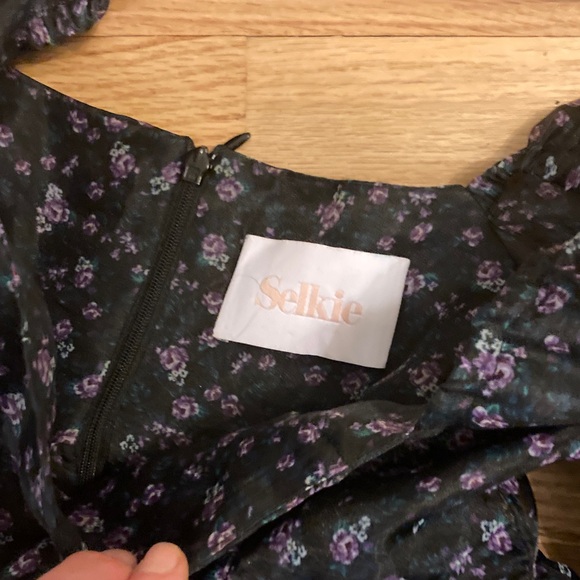 Floral Puff Sleeve Dress - Picture 4 of 10